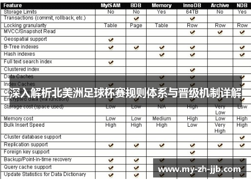 深入解析北美洲足球杯赛规则体系与晋级机制详解